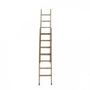 Escada Madeira Eucalipto Alongável 2 Partes De 7 Degraus - Volpato, Tamanho: 7 Degraus