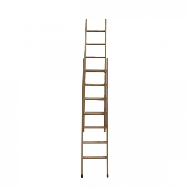 Escada Madeira Eucalipto Alongável 2 Partes De 7 Degraus - Volpato, Tamanho: 7 Degraus