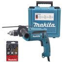 Furadeira de Impacto Makita com Maleta e Acessórios 760W 1/2" HP1640KX1 127V