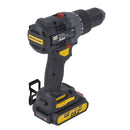 Furadeira de Impacto a Bateria Caterpillar com Maleta, Carregador, 2 Baterias e Clip de Cinto 18V DX12