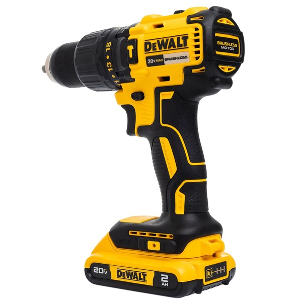 Furadeira Parafusadeira Dewalt de Impacto a Bateria 20V Brushless com Maleta Carregador 1/2" DCD7781D2-BR + 2 Baterias