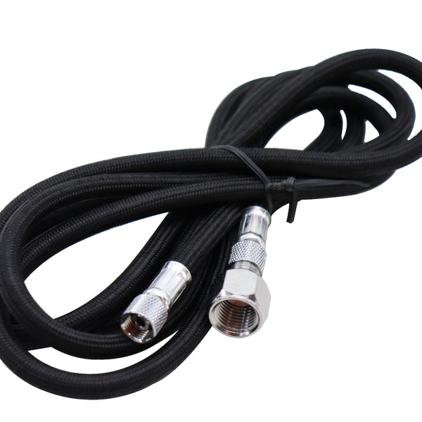 Kit Aerografo Cromado Dupla Ação Bicos 0.2/0.3 E 0.5mm Com 9ml De Capacidade Do Reservatorio De Tinta.