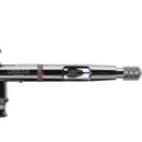 Kit Aerografo Cromado Dupla Ação Bicos 0.2/0.3 E 0.5mm Com 9ml De Capacidade Do Reservatorio De Tinta.