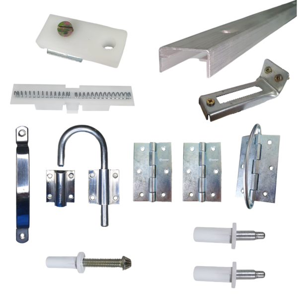 Kit Ferragens P/ Porta Camarão Completo 70cm Natural - Alfer