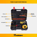Parafusadeira E Furadeira Hawk 20v Impacto – Bateria Li-íon 1.5ah, Bivolt