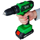 Parafusadeira Furadeira 21v Profissional 2 Baterias Led Tpar21