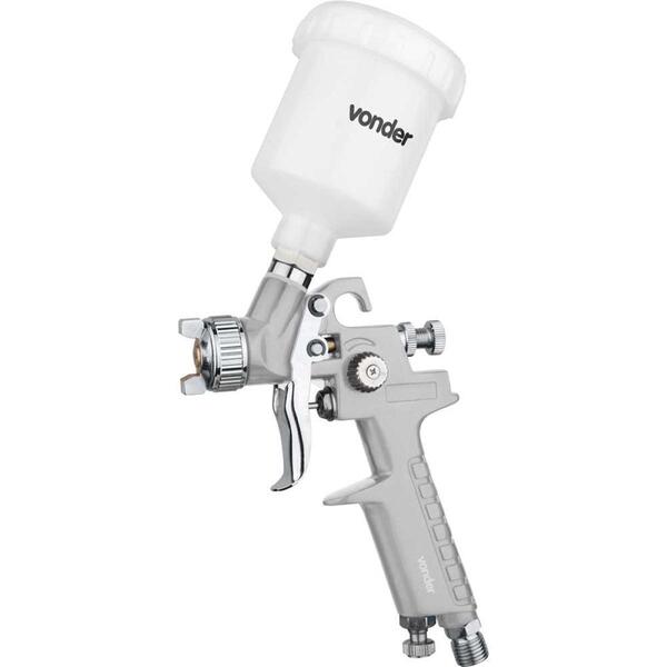 Pistola De Pintura Gravidade 0,8mm 125ml Precisão Pgv125 Vonder