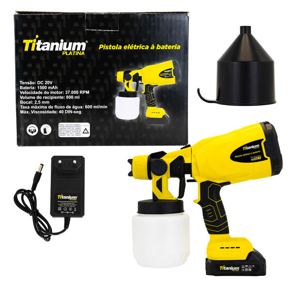 Pistola De Pulverização Bateria De Íon-lítio 20v 1500 Mah 2052