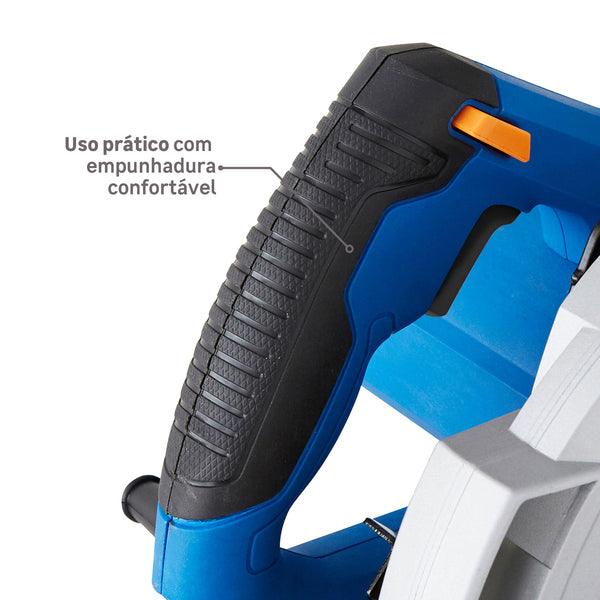 Serra Circular Elétrica Dexter 220V 1300w 7.1/4" 1300CIS2-185.5AB1 para Madeira