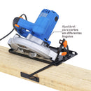 Serra Circular Elétrica Dexter 220V 1300w 7.1/4" 1300CIS2-185.5AB1 para Madeira
